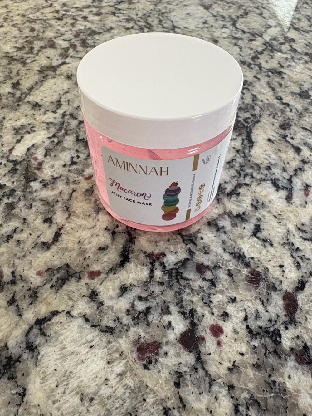 Aminnah Macaron Jelly Face Mask